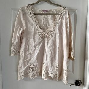 Calypso St. Barth tunic cream